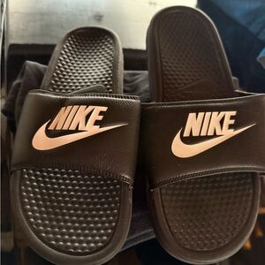 Nike Black Slide Sandals